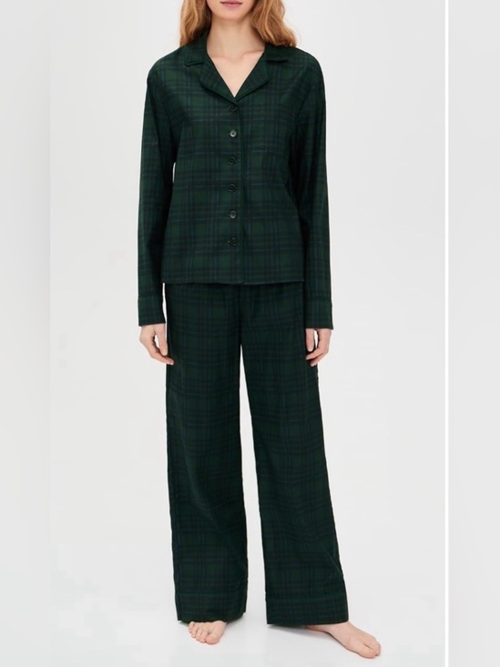 Reformation Other - Reformation Plaid Pajama Set in Green and Blue